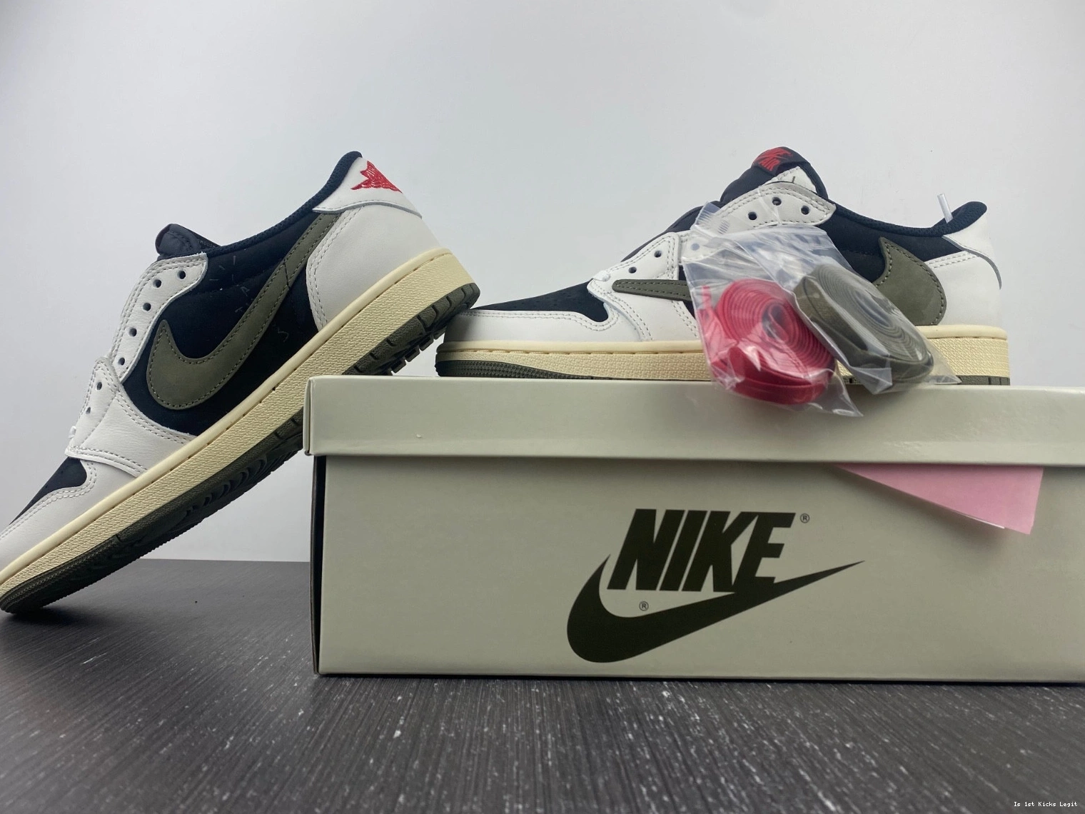 Travis x Low Air Olive 1 OG Jordan Scott DZ4137-106 0927